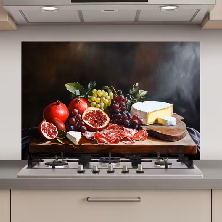 Borrelplank - Stilleven - Vintage keuken achterwand spatscherm klein -3d_website
