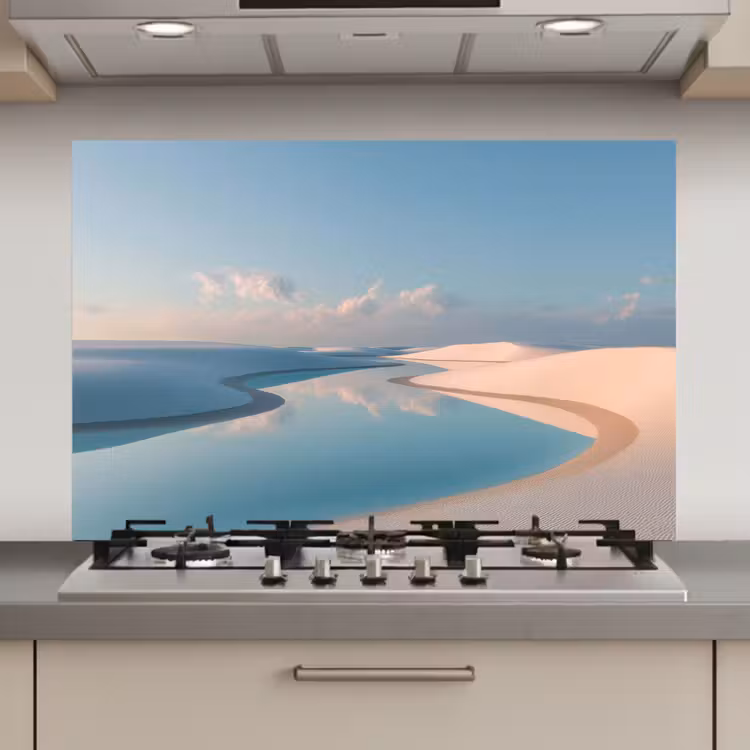 Duinen - Waterplas - Oneindige rust keuken achterwand spatscherm klein -3d_website