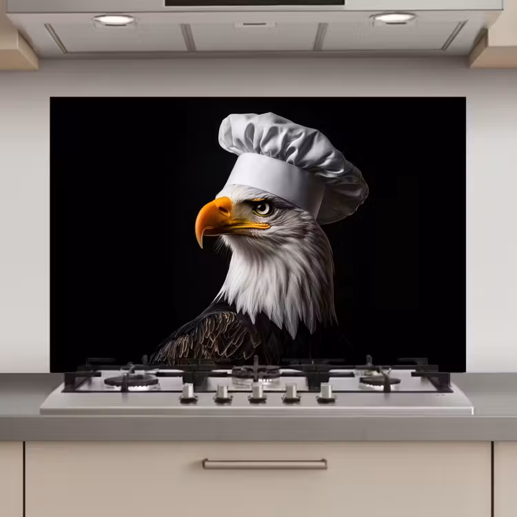 Arend -Amerika - Koksmuts - Vogel - Stoer keuken achterwand spatscherm klein -3d_website