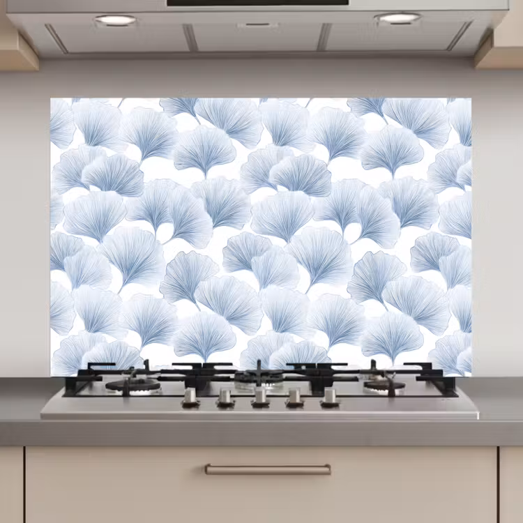 Waaier - Modern - Blauw keuken achterwand spatscherm klein 900 -3d_website