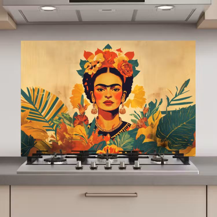 Vrouwelijk - Bloemen - Sieraden keuken achterwand spatscherm klein -3d_website