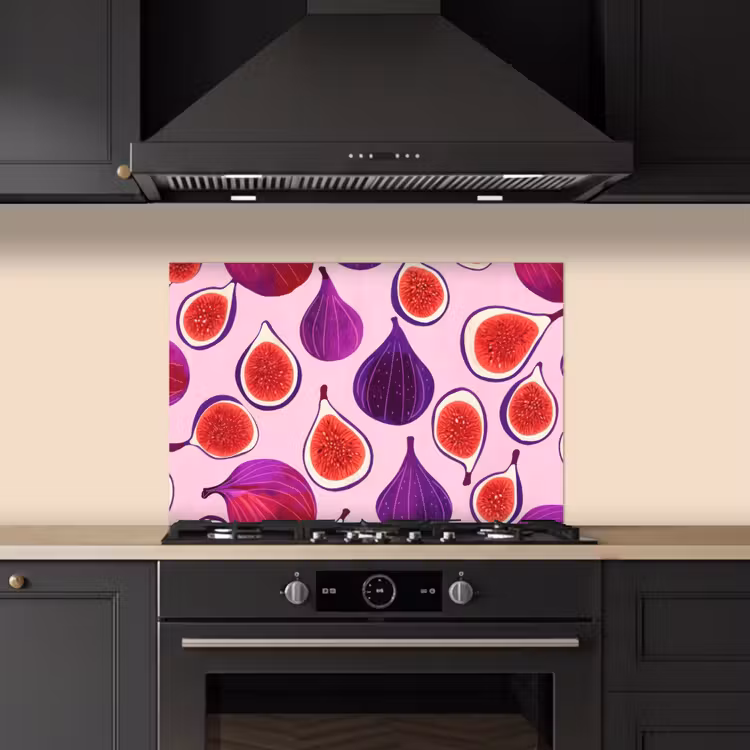 Vijgen - Roze - Paars keuken achterwand spatscherm klein -sfeer1