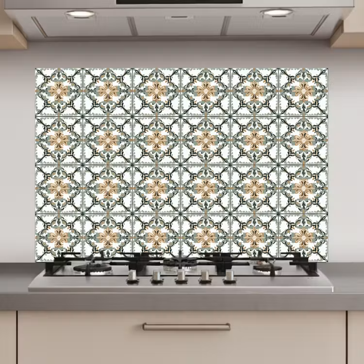 Floraal - Verweerd - Keurrijk keuken achterwand spatscherm klein 900 -3d_website