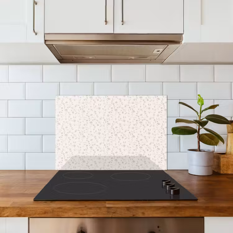 Bloemen - Motief - Zacht keuken achterwand spatscherm klein 900 -sfeer2