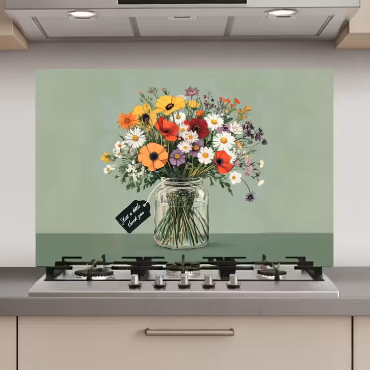 Bloemen - Vaas - Kaartje keuken achterwand spatscherm klein -3d_website