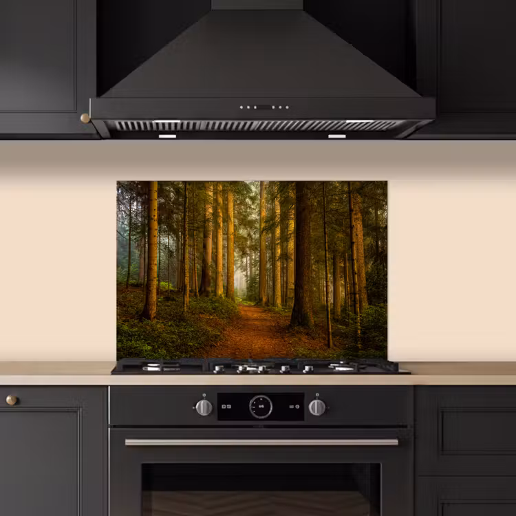 Bos - Natuur - Bomen - Landschap - Bladeren keuken achterwand spatscherm klein -sfeer1
