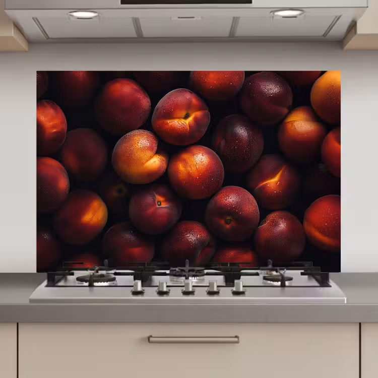 Fruit - Close up - Nectarines keuken achterwand spatscherm klein -3d_website