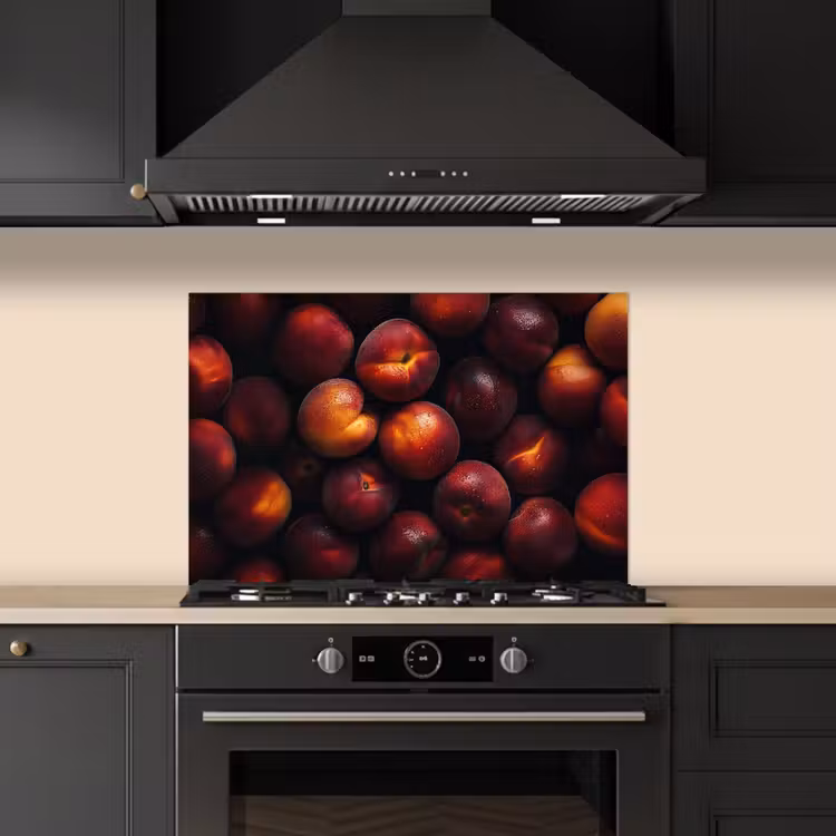 Fruit - Close up - Nectarines keuken achterwand spatscherm klein -sfeer1