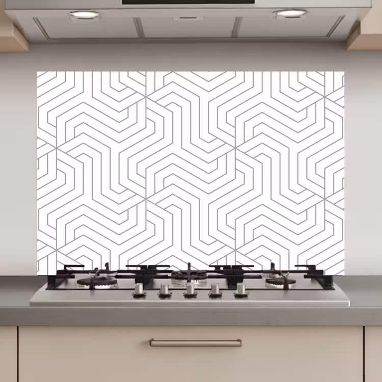 Geometrie - Lijn - Patroon keuken achterwand spatscherm klein 900 -3d_website