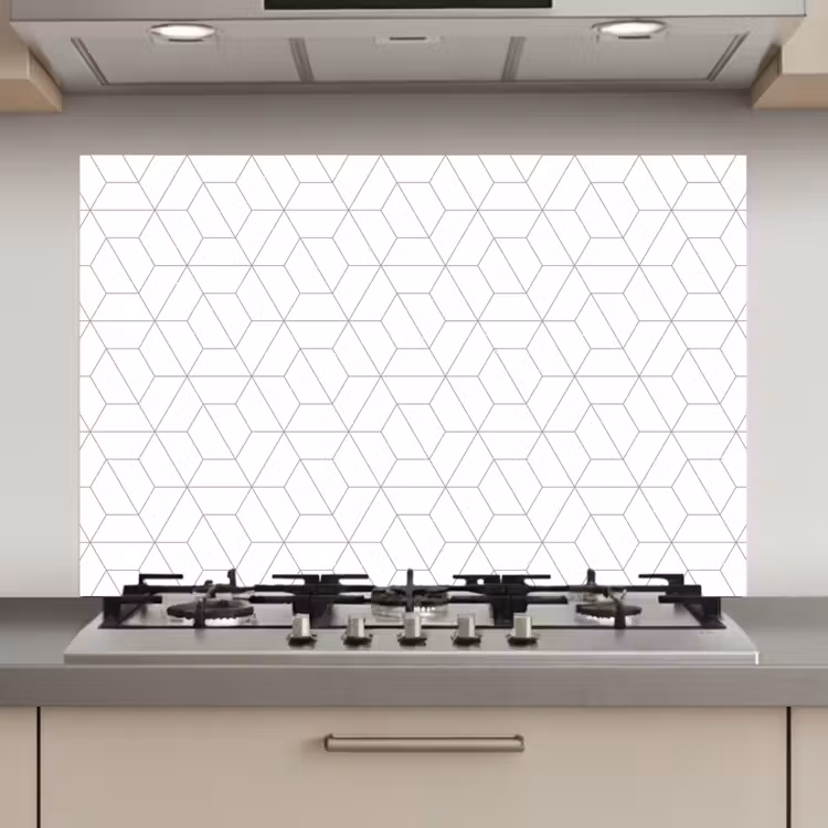 Geometrie - Lijn - Patroon keuken achterwand spatscherm klein 900 -3d_website