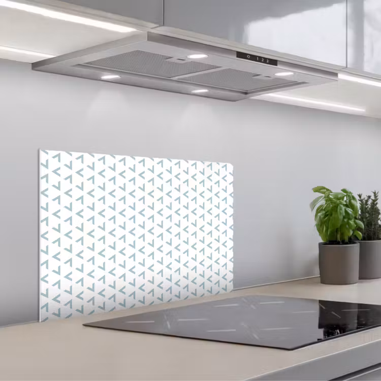 Geometrie - Patronen - Abstract keuken achterwand spatscherm klein 900 -3d_schuin