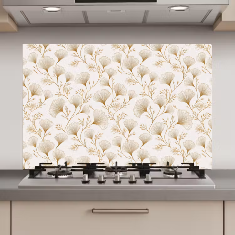 Ginkgo - Takken - Goud keuken achterwand spatscherm klein 900 -3d_website