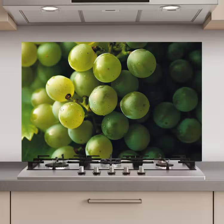 Druiven - Tros - Groen keuken achterwand spatscherm klein -3d_website
