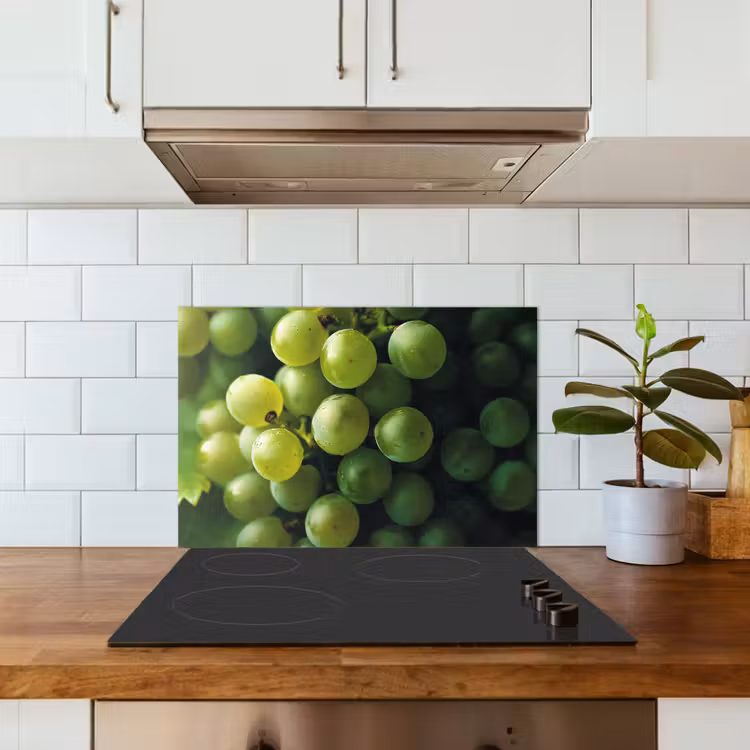 Druiven - Tros - Groen keuken achterwand spatscherm klein -sfeer2