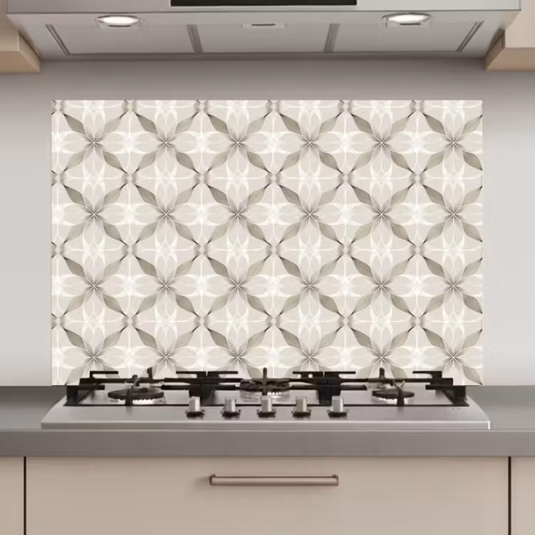 Grafisch - Patroon - Grijs keuken achterwand spatscherm klein 900 -3d_website