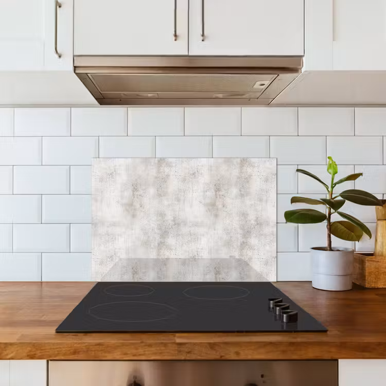 Grijs - Beton - Verweerd keuken achterwand spatscherm klein 900 -sfeer2