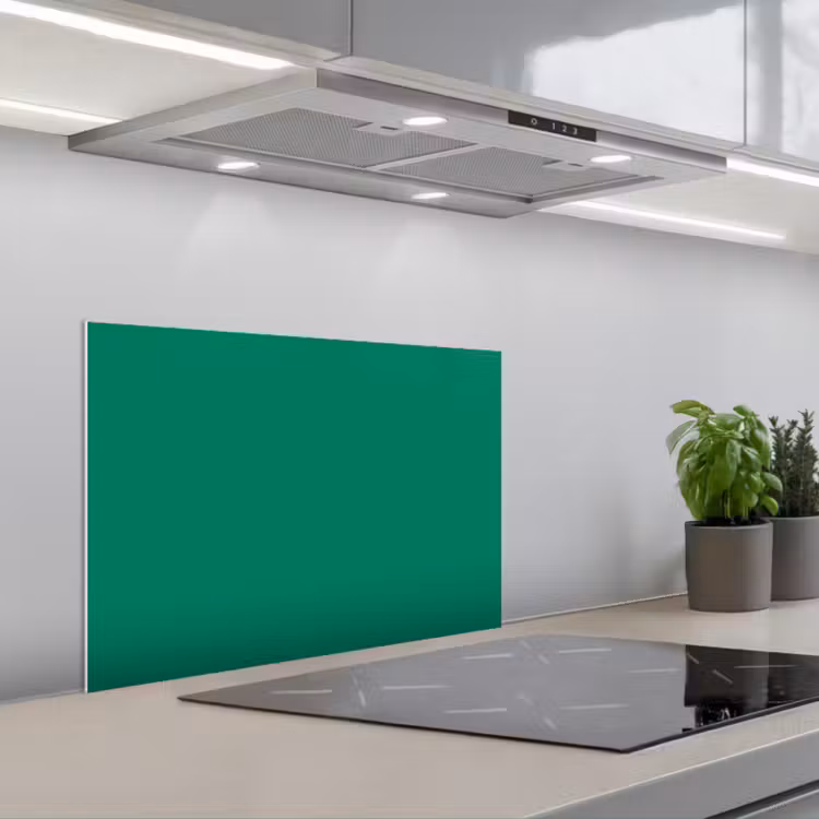 Groen - Bos - Kleuren keuken achterwand spatscherm klein 900 -3d_schuin