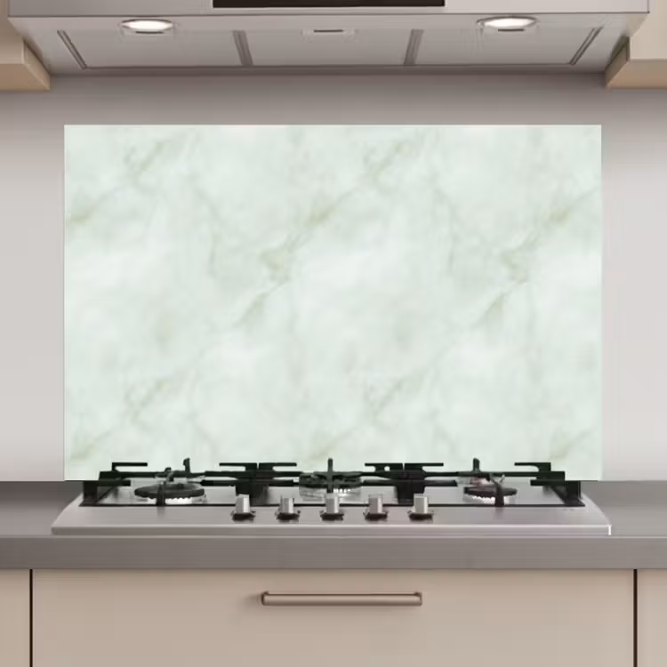Groen - Marmer - Vloeiende aders keuken achterwand spatscherm klein 900 -3d_website