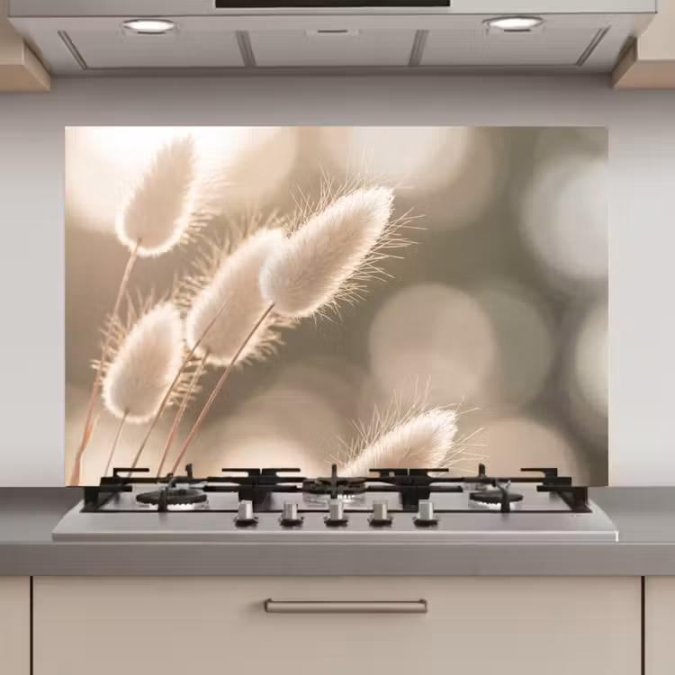 Hazestaartgras - Wit - Zonlicht keuken achterwand spatscherm klein -3d_website