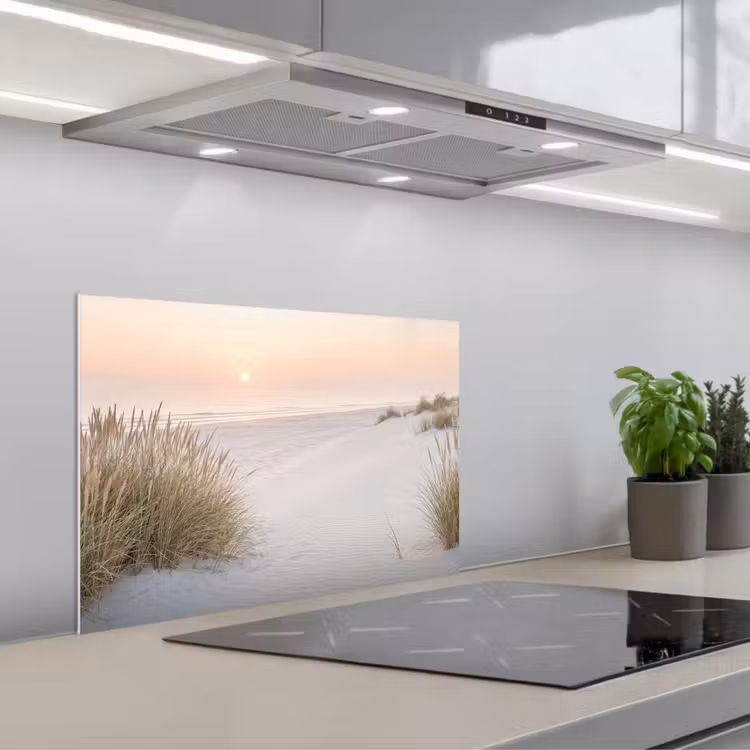Horizon - Duinlandschap - Zand keuken achterwand spatscherm klein -3d_schuin