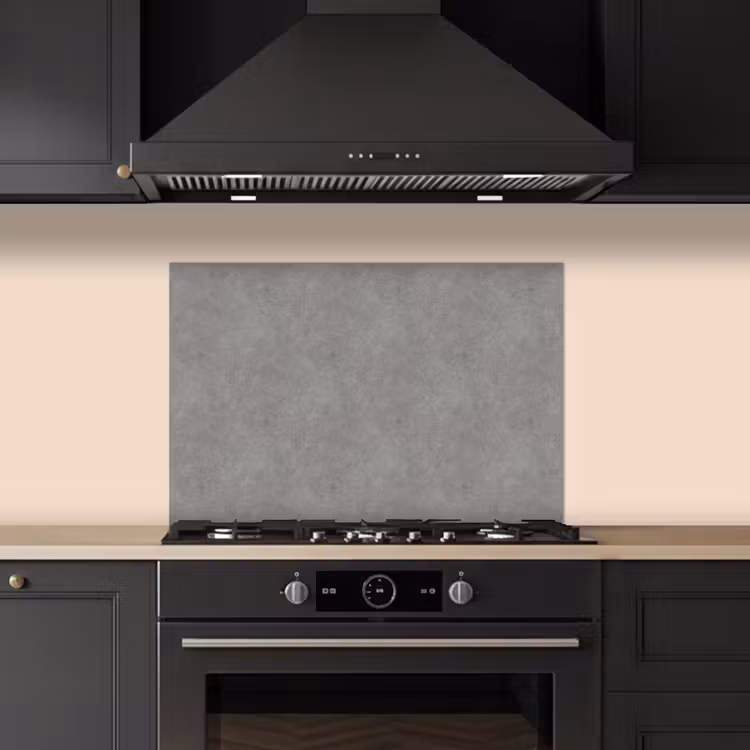 Industrieel - Patroon - Beton keuken achterwand spatscherm klein 900 -sfeer1