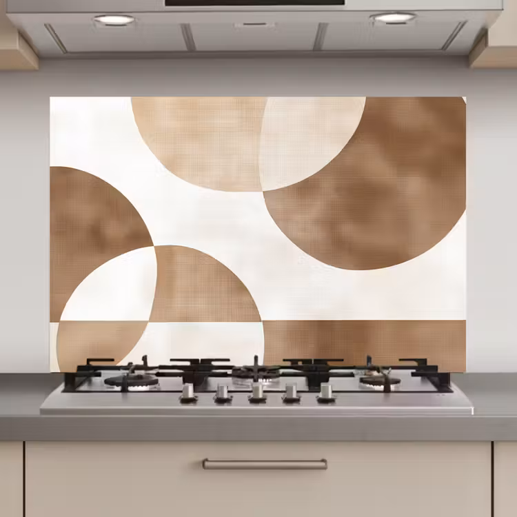 Snijdende cirkels - Overlappende vlakken keuken achterwand spatscherm klein -3d_website