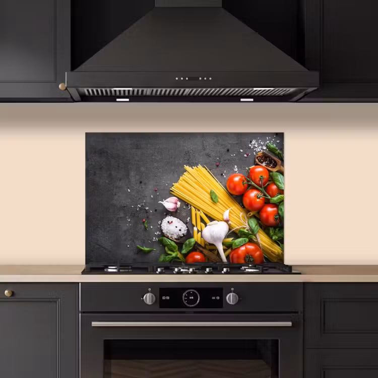 Italiaanse Kookinspiratie keuken achterwand spatscherm klein -sfeer1