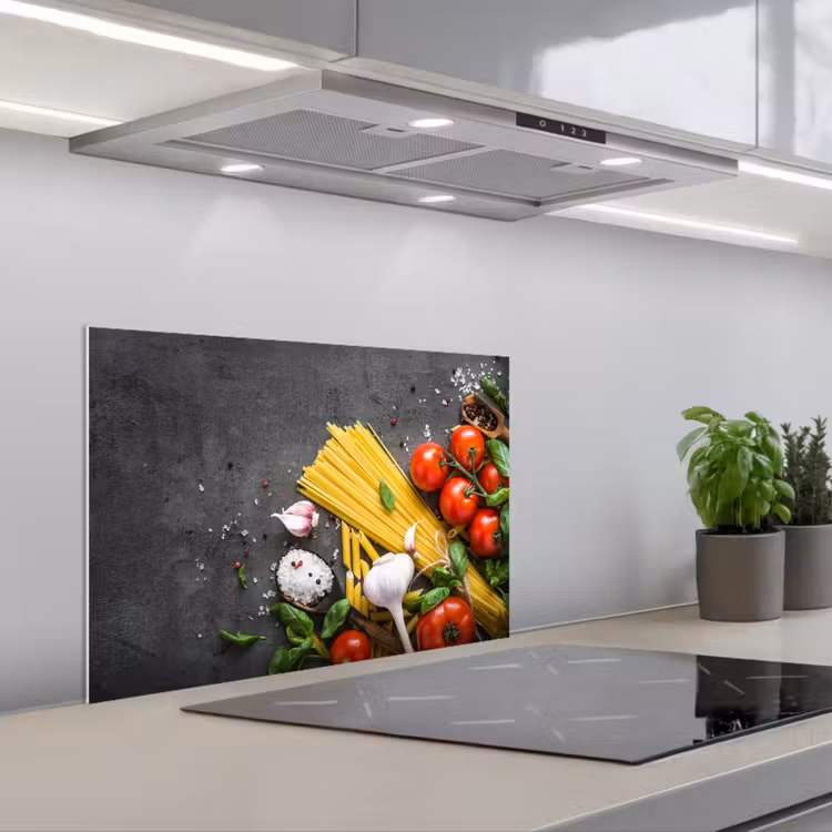 Italiaanse Kookinspiratie keuken achterwand spatscherm klein -3d_schuin