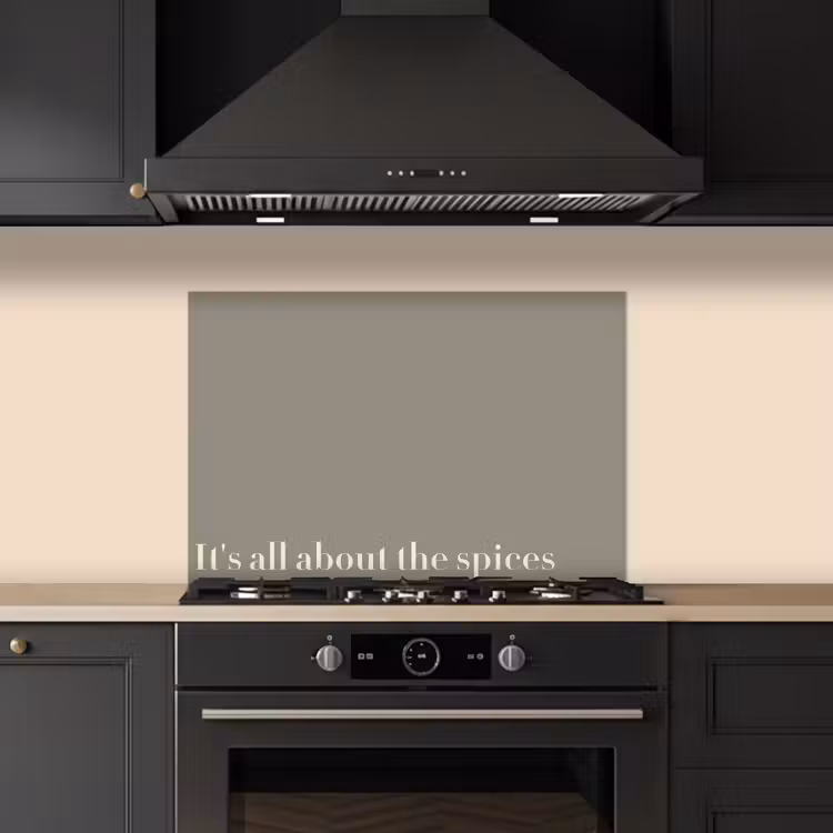 It's all about the spices keuken achterwand spatscherm klein -sfeer1