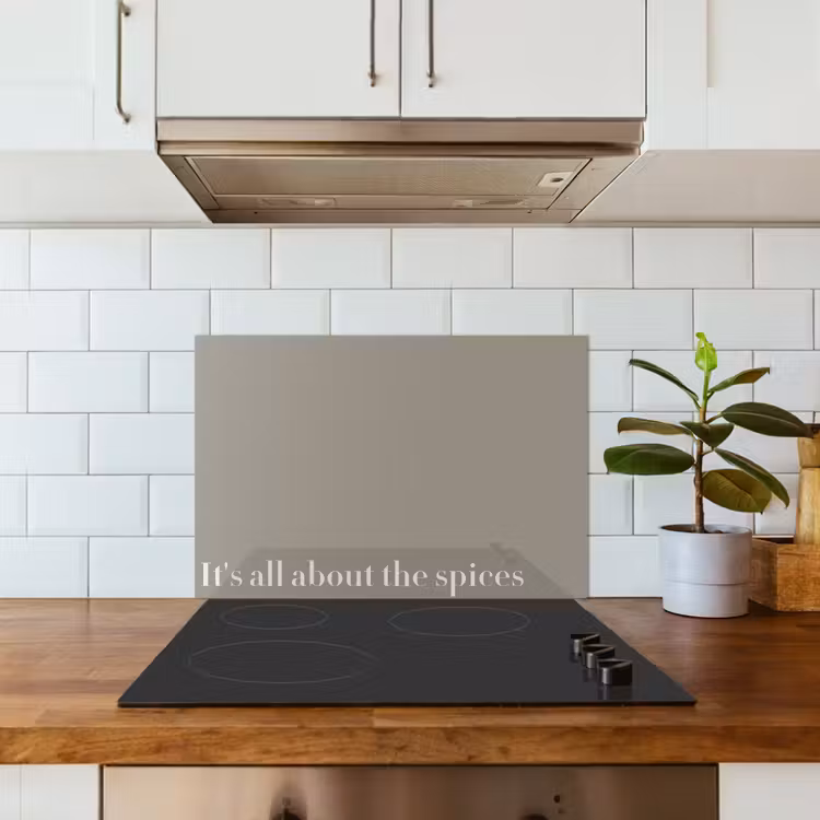 It's all about the spices keuken achterwand spatscherm klein -sfeer2