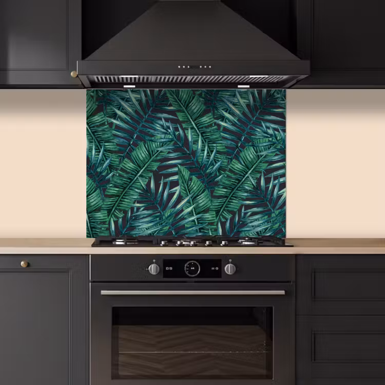 Jungle - Bladeren - Tropical keuken achterwand spatscherm middel -sfeer1