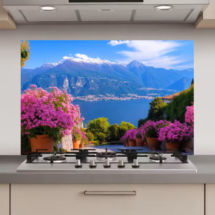 Lake Como - Italië - Landschap keuken achterwand spatscherm klein -3d_website