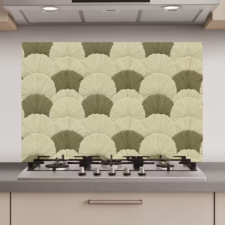 Bladeren - Structuur - Groen keuken achterwand spatscherm klein 900 -3d_website