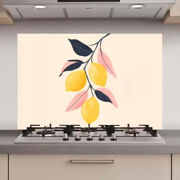 Citroenen - Felgeel - Tak - Bladeren keuken achterwand spatscherm klein -3d_website