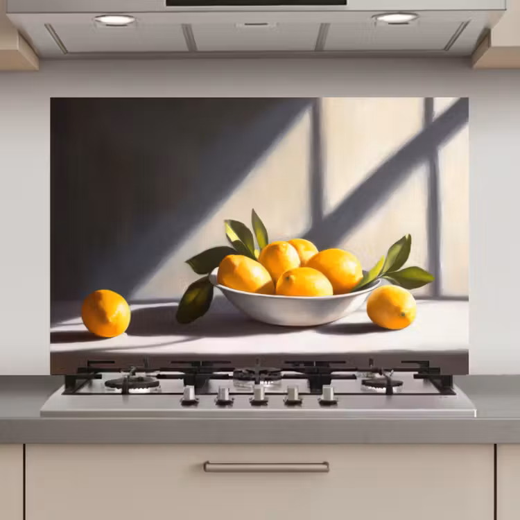 Citroenen - Stilleven - Geel keuken achterwand spatscherm klein -3d_website