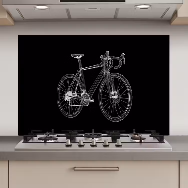 Lijnen - Illustratie - Wit keuken achterwand spatscherm klein -3d_website
