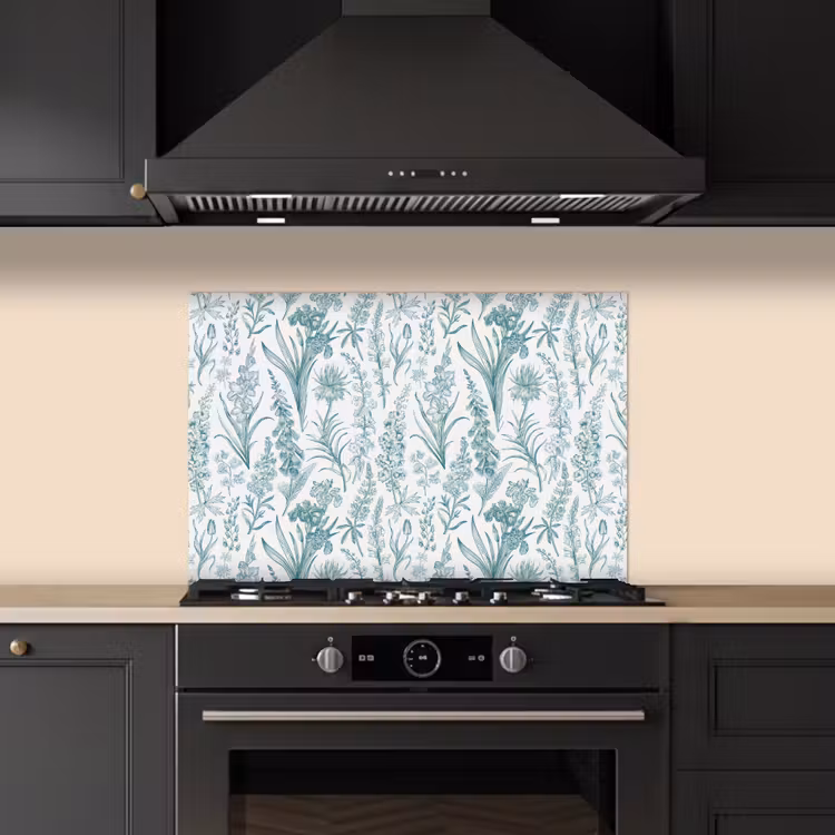 Lovely - Garden - Emerald keuken achterwand spatscherm klein 900 -sfeer1