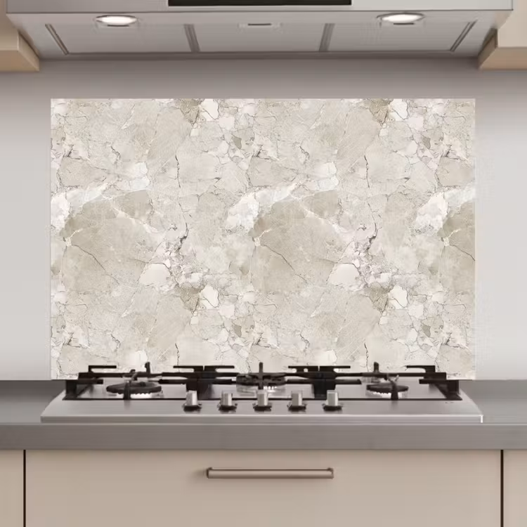 Marmer - Grijs - Aders keuken achterwand spatscherm klein 900 -3d_website