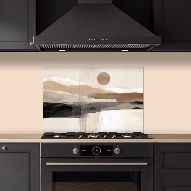 Minimalistisch - Landschap - Dimensie keuken achterwand spatscherm klein -sfeer1