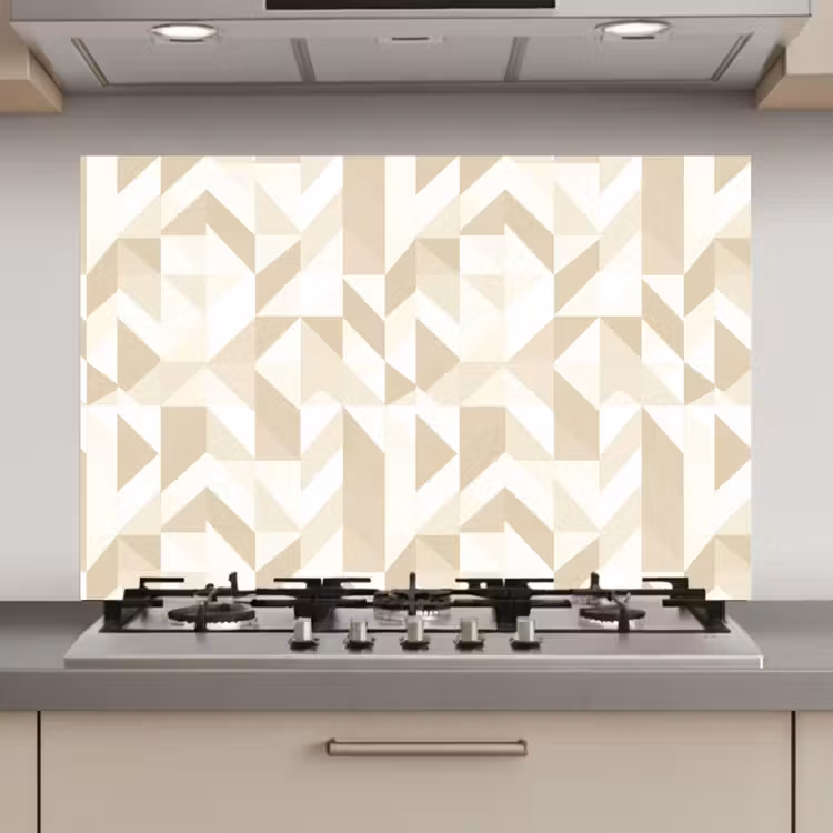 Modern - Abstract - Beige keuken achterwand spatscherm klein 900 -3d_website