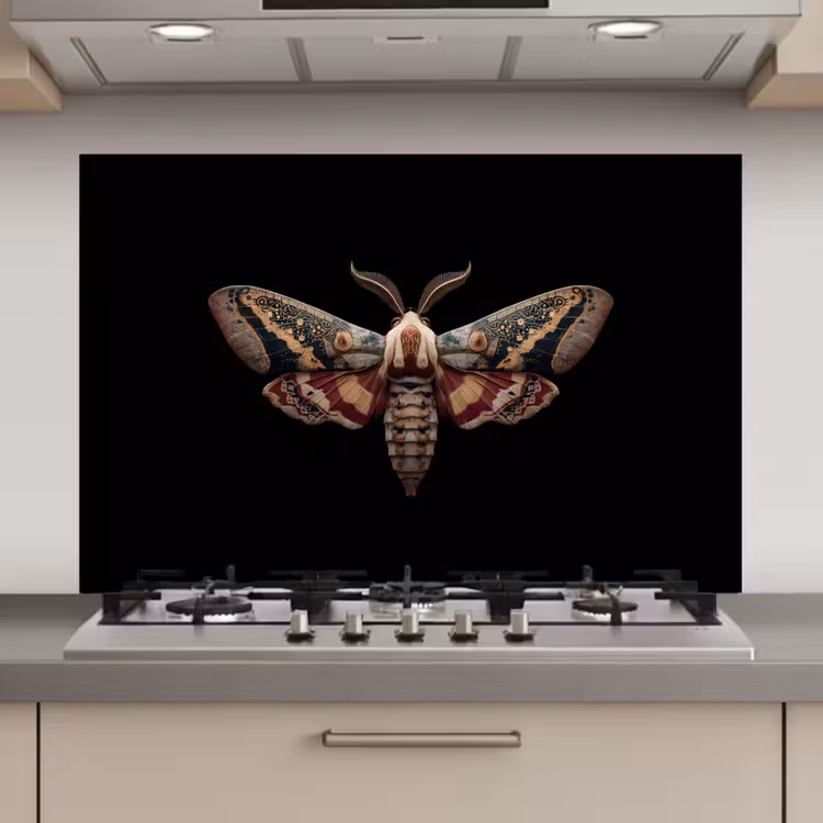 Mot - Oosterse patronen - Sierlijk keuken achterwand spatscherm klein -3d_website