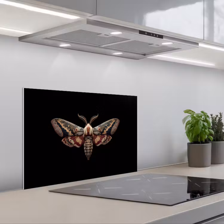 Mot - Oosterse patronen - Sierlijk keuken achterwand spatscherm klein -3d_schuin