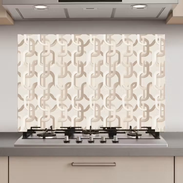 Motief - Abstract - Beige keuken achterwand spatscherm klein 900 -3d_website