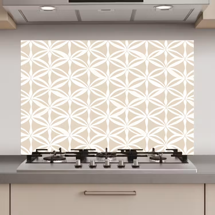 Motief - Modern - Beige keuken achterwand spatscherm klein 900 -3d_website