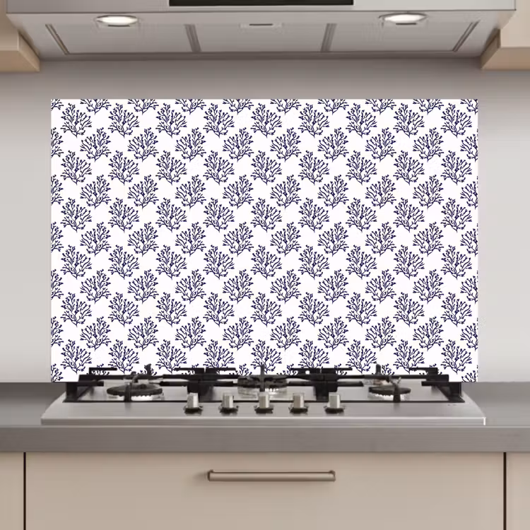 Oceaan - Koraal - Blauw - Wit keuken achterwand spatscherm klein 900 -3d_website