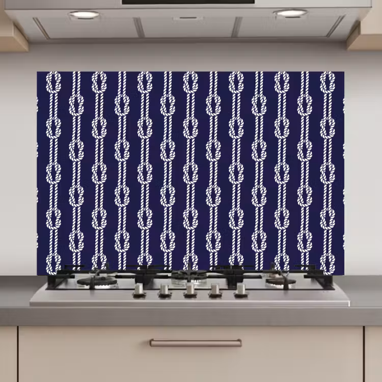 Oceaan - Touw - Blauw - Wit keuken achterwand spatscherm klein 900 -3d_website