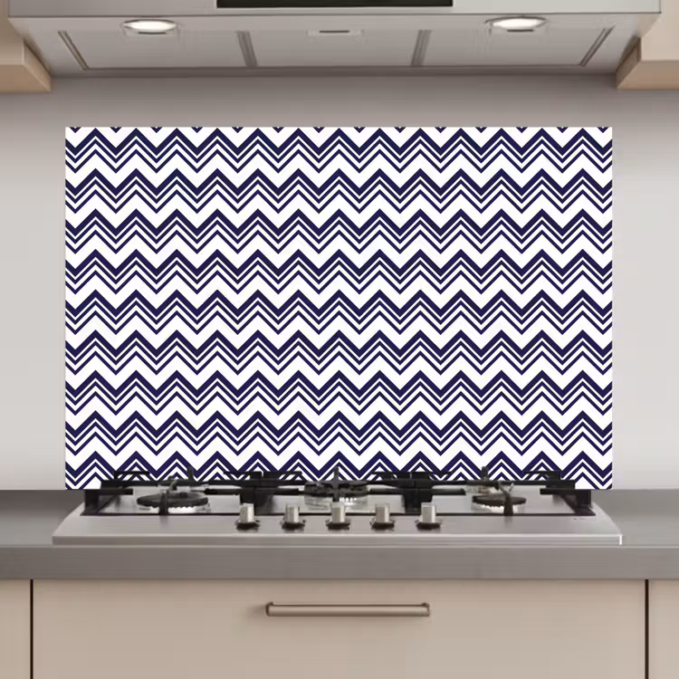 Oceaan - Golven - Blauw - Wit keuken achterwand spatscherm klein 900 -3d_website