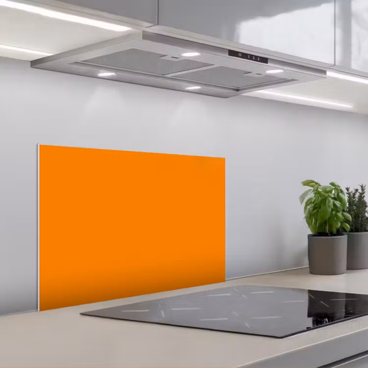 Oranje - Seizoenen - Herfst - Kleur keuken achterwand spatscherm klein 900 -3d_schuin