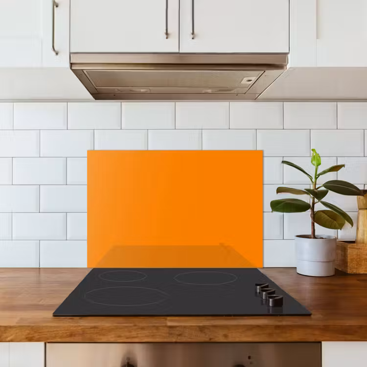 Oranje - Seizoenen - Herfst - Kleur keuken achterwand spatscherm klein 900 -sfeer2