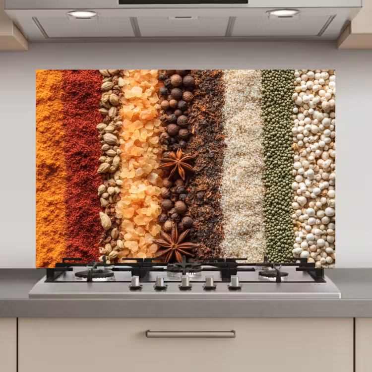 Banen - Verticaal - Kruiden - Variatie keuken achterwand spatscherm klein -3d_website